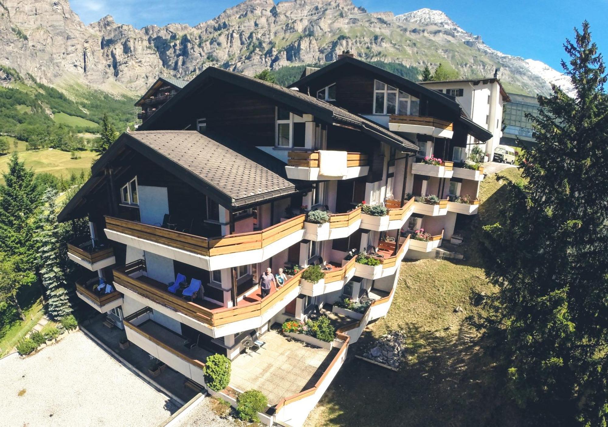 Hotel Alpenblick-Leukerbad-Therme Luaran gambar
